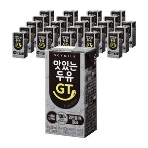 맛있는두유GT 검은콩 깨 칼슘 두유, 190ml, 24개