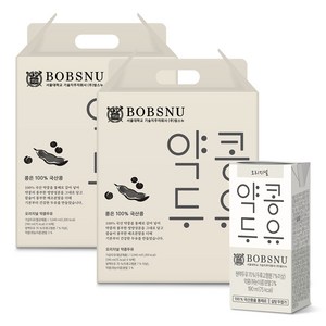 서울대밥스누 오리지널 약콩두유, 190ml, 32개