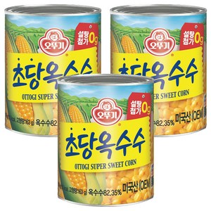 오뚜기 초당옥수수, 198g, 3개
