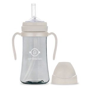 그로미미 PPSU 빨대컵, 300ml, 크림베이지, 1개