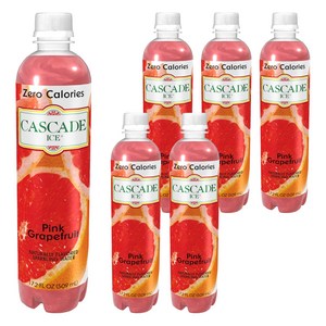 캐스케이드 스파클링 에이드 자몽, 509ml, 6개