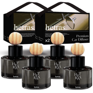 헤트라스 프리미엄 차량용 디퓨저 77ml x 2p + 리본끈 선물세트, 북스토어향, 2세트