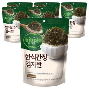 비비고 한식간장 김자반, 50g, 6개