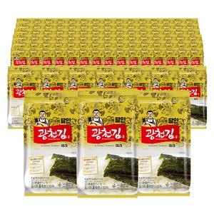 광천김 3대째 달인 재래 도시락김, 80g, 5개