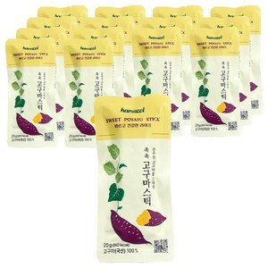 한울 촉촉 고구마 스틱, 15개