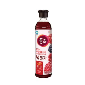 청정원 홍초 복분자, 900ml, 5개