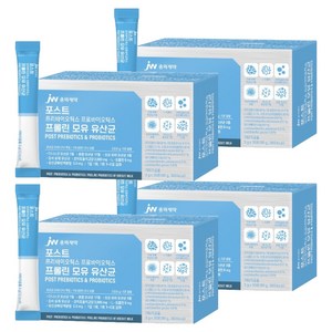 JW중외제약 포스트 프리바이오틱스 프로바이오틱스 프롤린 모유 유산균, 90g, 4개