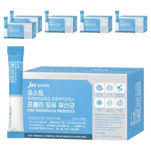 JW중외제약 포스트 프리바이오틱스 프로바이오틱스 프롤린 모유 유산균, 90g, 6개