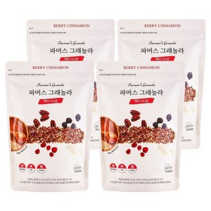 키토제니 파머스 베리시나몬 그래놀라, 150g, 4개