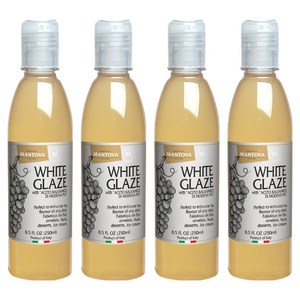 만토바 화이트 발사믹 글레이즈, 250ml, 4개