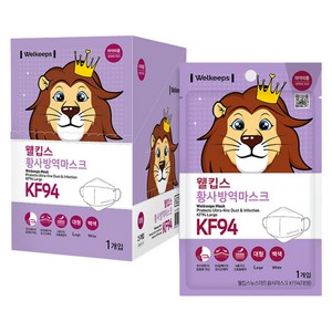 웰킵스 뉴스마트황사마스크 대형 KF94