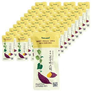 한울 촉촉 고구마 스틱, 20g, 40개