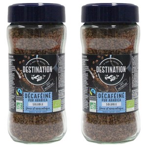 데스티네이션 유기농 인스턴트커피 디카페인, 100g, 1개입, 2개