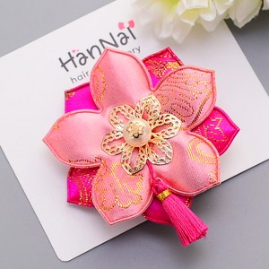 핸날 유아용 퓨전 배씨 헤어 집게핀