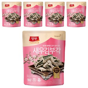 양반 새우 김부각, 50g, 5개