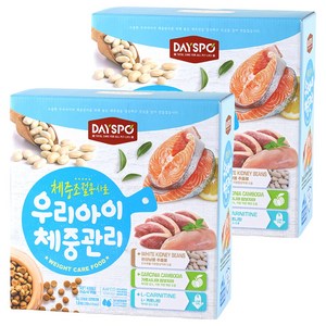 데이스포 강아지 우리아이 기능성 사료, 다이어트, 1.8kg, 2개