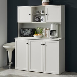 장인가구 이브 1200 주방수납장 상부장 세트 방문설치