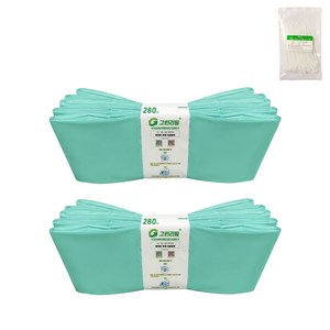 그린리필 매직캔 호환 리필 쓰레기 봉투 280 절약팩 포함, 25L, 10개