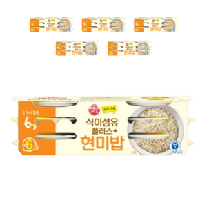 오뚜기 식이섬유플러스 현미밥, 130g, 36개