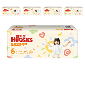 하기스 보송보송 팬티형 기저귀 남여공용, 6단계, 200매
