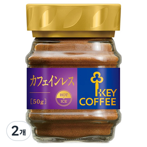 키커피 카페인리스 인스턴트 커피, 50g, 1개입, 2개