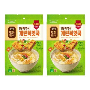 풀무원 1분즉석국 계란북엇국, 30g, 2개