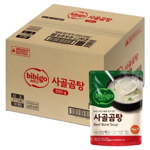 비비고 사골곰탕, 500g, 18개