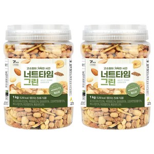 해맑음푸드 너트타임 그린 믹스넛, 1kg, 2개