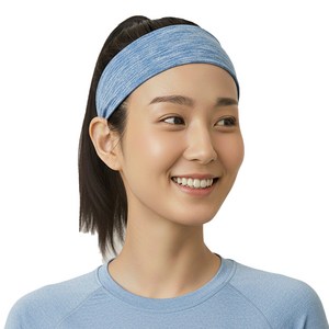 몽블랙 스포츠 헤어밴드 ST3, 25 x 7 cm, BLUE, 1개