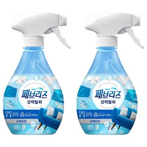 페브리즈 강력탈취 섬유탈취제 상쾌한향 본품, 370ml, 2개