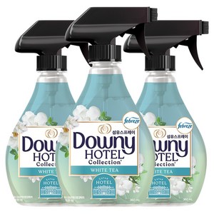 다우니 호텔 컬렉션 섬유스프레이 화이트티 향 본품, 360ml, 3개