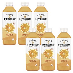임프레스드 오렌지주스, 1L, 6개