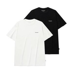 커버낫 남녀공용 로고 반팔 티셔츠 2p CO2502STC1