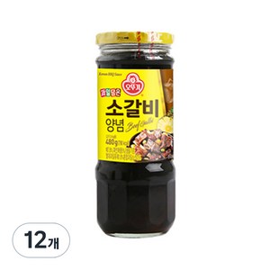 오뚜기 소갈비양념, 480g, 12개