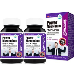 네추럴라이즈 파워 마그네슘, 100정, 2개
