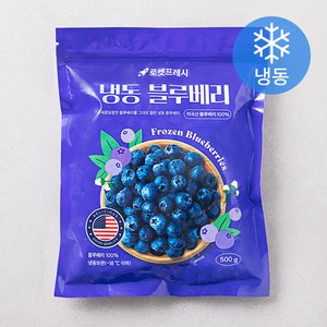 냉동 블루베리, 500g, 1개