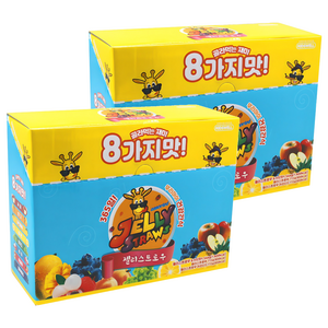 젤리스트로우 19.3g x 10p x 8종 젤리 세트, 1.544kg, 2개