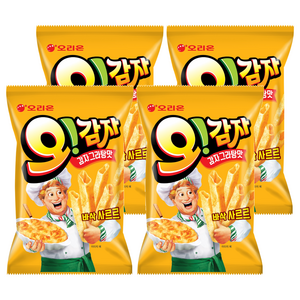 오리온 오감자 그라탕 스낵, 50g, 4개