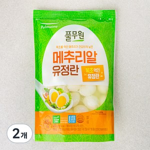 풀무원 깐메추리알 유정란, 450g, 2개