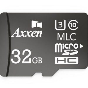 액센 마이크로 SD 메모리카드 MLC U3 Class10, 32GB, 1개