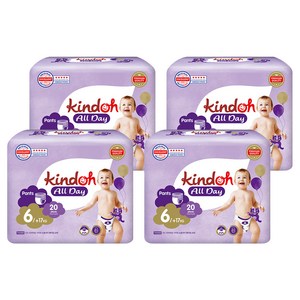 킨도 프리미엄 뉴올데이 팬티형 기저귀 남녀공용, 6단계, 80매