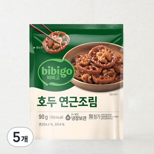 비비고 호두연근조림, 90g, 5개