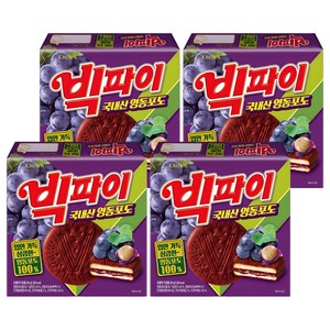 빅파이 영동포도 과자, 324g, 4개