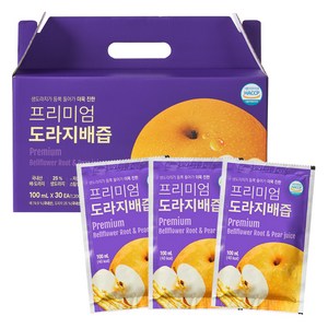 유기농마루 정품 국내산 도라지배즙 프리미엄, 100ml, 30개