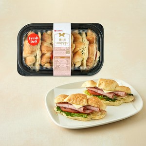 쉐푸드 햄치즈 크로와상 샌드(5개입), 590g, 1개