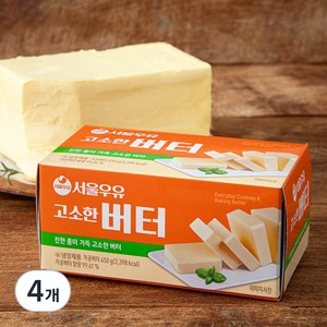 서울우유 고소한 버터, 450g, 4개