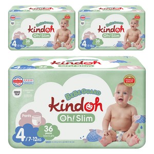 킨도 프리미엄 오슬림 베베가드 팬티형 기저귀 남녀 공용, 4단계, 108매