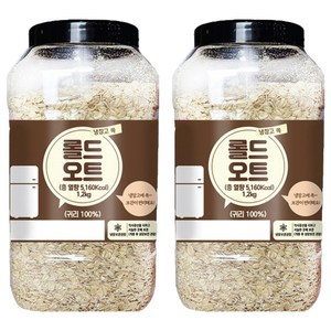 냉장고쏙 롤드 오트, 1.2kg, 2개
