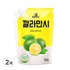 착한푸드 깔라만시 원액, 1L, 2개