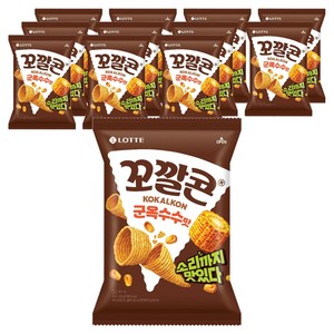 꼬깔콘 군옥수수맛, 134g, 12개